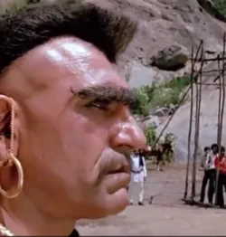 angry villain stare amrish puri