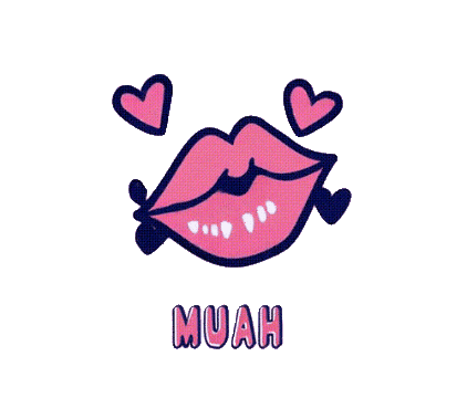 muah love kiss animated gifs sticker version